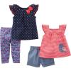 imageSimple Joys by Carters Baby Boys 4Piece Playwear SetBirdDotsFloralStripe