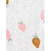imageSimple Joys by Carters Baby Girls 4Pack PantsBrown FloralGrey HeatherLight Grey StrawberryPink Heather