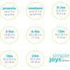 imageSimple Joys by Carters Baby Girls 4Pack PantsCoral PinkGreyNavy DotsPink