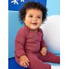 imageSimple Joys by Carters Baby Girls 4Pack PantsGreyPinkPlumWhite Flowers