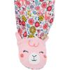 imageSimple Joys by Carters Baby Girls Cotton Footed Sleep and Play Pack of 2Pink BearWhite Floral