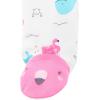 imageSimple Joys by Carters Baby Girls Cotton Footed Sleep and Play Pack of 2Pink ElephantWhite Sea Life