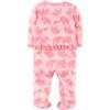 imageSimple Joys by Carters Baby Girls Cotton and Fleece Footed Sleep and Play Pack of 2