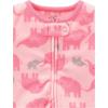 imageSimple Joys by Carters Baby Girls Cotton and Fleece Footed Sleep and Play Pack of 2
