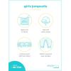 imageSimple Joys by Carters babygirls 2pack Fashion JumpsuitsMint Green HeartsWhite Dots