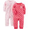 imageSimple Joys by Carters Baby 2Pack Cotton Footless Sleep and Play