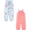 imageSimple Joys by Carters babygirls 2pack Fashion JumpsuitsPinkFloral