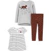 imageSimple Joys by Carters babygirls 3piece Playwear SetCheetahStripe