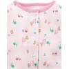 imageSimple Joys by Carters Baby Girls 2Pack Cotton Snap Footed Sleep and PlayMint Green OwlsPink Monkey