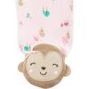 imageSimple Joys by Carters Baby Girls 2Pack Cotton Snap Footed Sleep and PlayMint Green OwlsPink Monkey