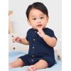 imageSimple Joys by Carters babyboys Button Rompers Pack of 2NavyRed Stripe