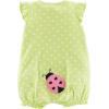 imageSimple Joys by Carters babygirls 3pack Snapup RompersLight GreenNavy DotsPink Stripe