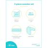 imageSimple Joys by Carters unisexbaby 3piece Sweater SetLight Grey Heather