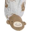 imageSimple Joys by Carters Baby 2Pack Neutral Fleece Footed Sleep and PlayGrey MonkeyWhite Owl