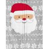 imageSimple Joys by Carters Baby Holiday Fleece Footed Sleep and Play Pack of 2Green SantaGrey Festive Print