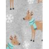 imageSimple Joys by Carters Baby Holiday Fleece Footed Sleep and Play Pack of 2Green SantaGrey Heather Reindeer
