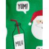 imageSimple Joys by Carters Baby Holiday Fleece Footed Sleep and Play Pack of 2Green SantaGrey Heather Reindeer