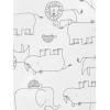imageSimple Joys by Carters babyboys 4piece Jacket Pant and Bodysuit SetDark GreyGreyMint Green ElephantWhite Forest Animals