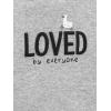 imageSimple Joys by Carters unisexbaby 6piece Bodysuits Short and Long Sleeve and Pants SetBlackGrey Text PrintWhite LlamaPanda