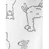 imageSimple Joys by Carters unisexbaby 6piece Bodysuits Short and Long Sleeve and Pants SetBlackGrey Text PrintWhite LlamaPanda