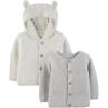 imageSimple Joys by Carters Baby 2Pack Neutral Knit Cardigan SweatersGrey