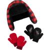 Black Red Buffalo Check