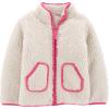 imageSimple Joys by Carters Baby Hooded Sherpa JacketPinkBeige