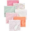 imageSimple Joys by Carters Unisex Babies Flannel Receiving Blankets Pack of 7MulticolorDinosaurDotsFloralLemonTurtle
