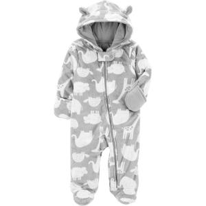 imageSimple Joys Kids Pram Ivory Bear OuterwearGrey Animal