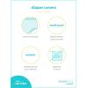 imageSimple Joys by Carters Baby Girls 4Pack Diaper CoversGrey Heather