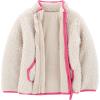 imageSimple Joys by Carters Baby Girls Hooded Sherpa JacketPinkBeige