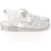 imageSimple Joys by Carters Girls and Toddlers Kimmie Nora Jelly Sandal SetSilverTurquoise Blue Stripe
