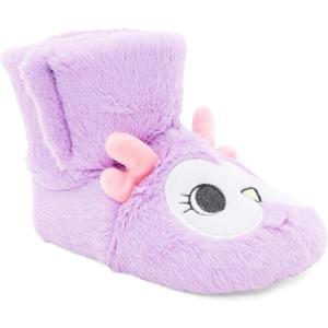 imageSimple Joys by Carters BabyGirls Fuzzy SlipperLilac  Owl
