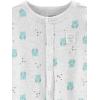 imageSimple Joys by Carters Baby Neutral 2Pack Cotton Footed Sleep and PlayGrey OwlWhite Giraffe
