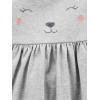 imageSimple Joys by Carters Girls ShortSleeve and Sleeveless Dress Sets Pack of 2Pink ElephantsGrey Bear
