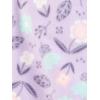 imageSimple Joys by Carters Baby Girls Fleece Footed Sleep and Play Pack of 2Grey HeartsLavender Floral