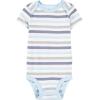 imageSimple Joys by Carters Baby Boys 6Pack ShortSleeve BodysuitMulticolorDinosaurSportsStripe