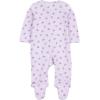 imageSimple Joys by Carters Baby Girls Cotton Footed Sleep and Play Pack of 2Purple Floral Butterly