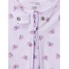 imageSimple Joys by Carters Baby Girls Cotton Footed Sleep and Play Pack of 2Purple Floral Butterly