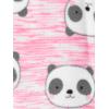 imageSimple Joys by Carters Baby Girls Cotton and Fleece Footed Sleep and Play Pack of 2Pink Heather PandaWhite Hearts