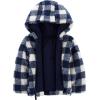 imageSimple Joys by Carters Baby Hooded Sherpa JacketNavyIvory