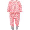 imageSimple Joys by Carters Baby and Toddler Girls 3 Pack Loose Fit Polyester Jersey Footed PajamasButterflyFairyKitten