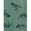 imageSimple Joys by Carters Boys 3Pack Long Sleeve ShirtsDark Grey StripeGrey DotsSpruce Green Dinosaur