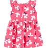 imageSimple Joys by Carters babygirls 3pack Romper Sunsuit and DressMint Green CherryNavy StripePink Floral