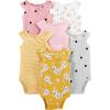 imageSimple Joys by Carters Baby Girls 6Pack Sleeveless BodysuitMulticolorDotsFloralStripe