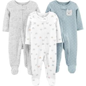 imageSimple Joys by Carters 3pack Sleep and PlayBearLlamaRainbow