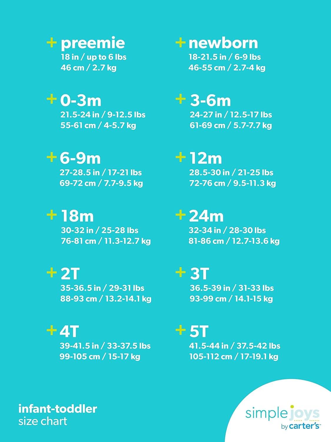 imageSimple Joys by Carters Girls 3Pack Snug Fit Footed Cotton PajamasCoral Orange HeartsLight Pink Fruit PrintWhite Unicorn