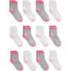 imageSimple Joys by Carters babyboys 12pack SocksGreyPinkWhite