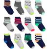 imageSimple Joys by Carters babyboys 12pack SocksMulticolorDinosaurStripe