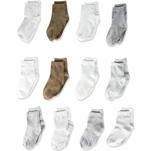 imageSimple Joys by Carters babyboys 12pack SocksBrownGreyWhite